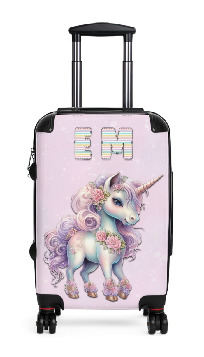 Pink Unicorn Custom Suitcase