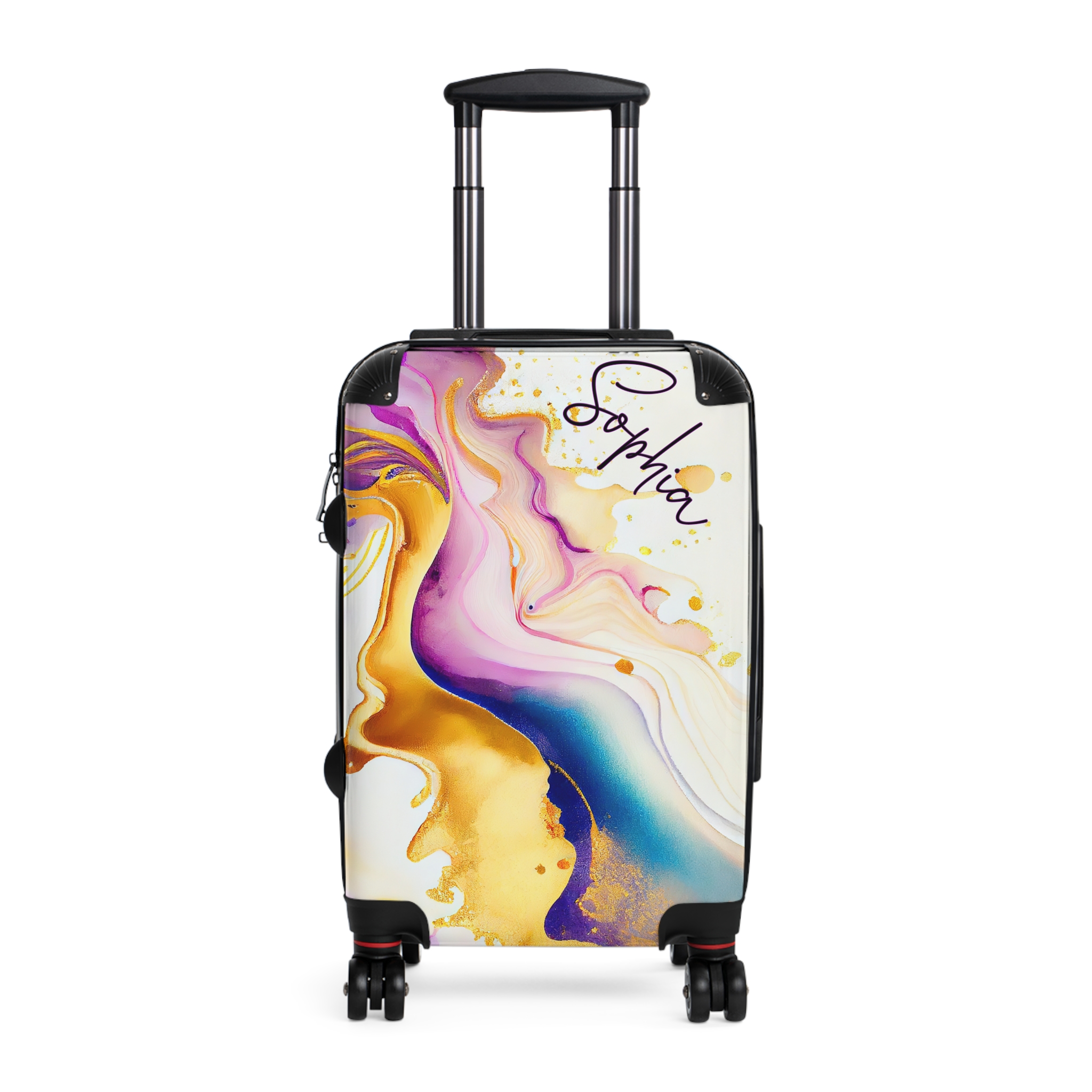 Custom Marble Suitcase Personalized Marble Luggage
