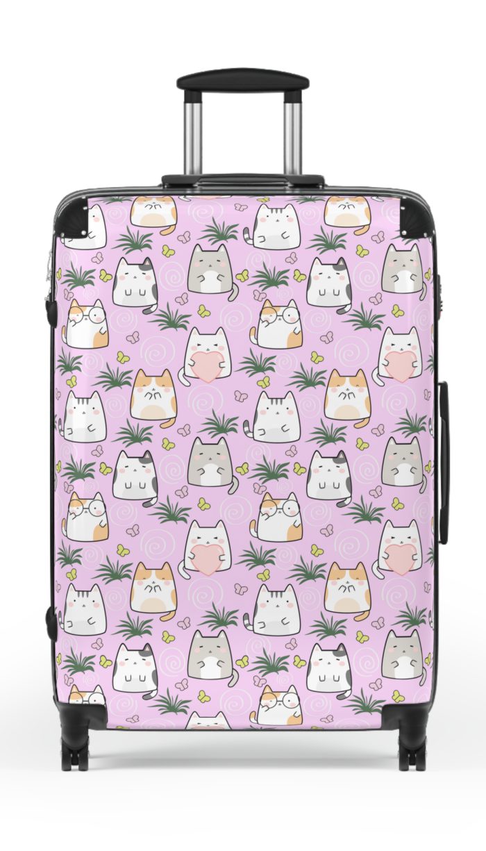 Kawaii Suitcase - A charming suitcase adorned with cute and adorable designs, perfect for travelers who love all things kawaii.