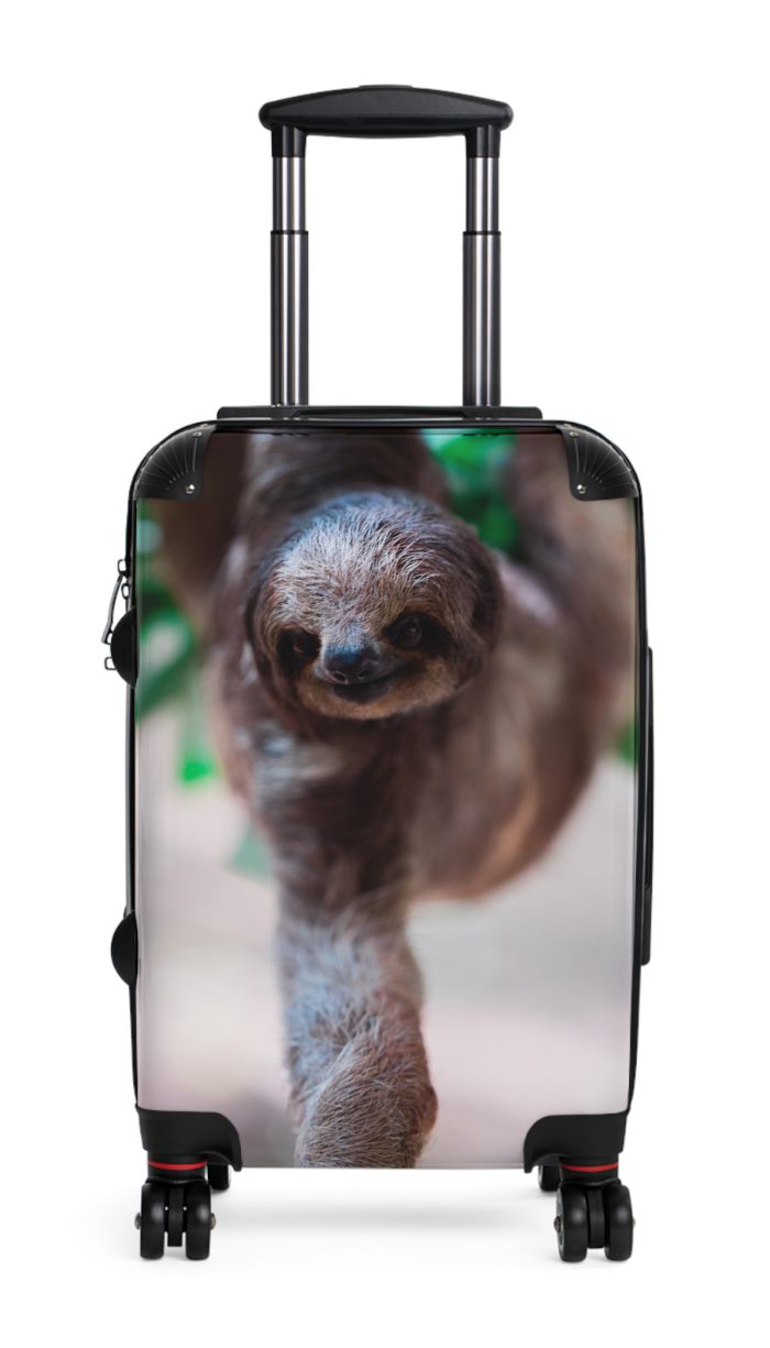 Sloth Suitcase - Adorable Sloth-Themed Luggage for Relaxing Travel