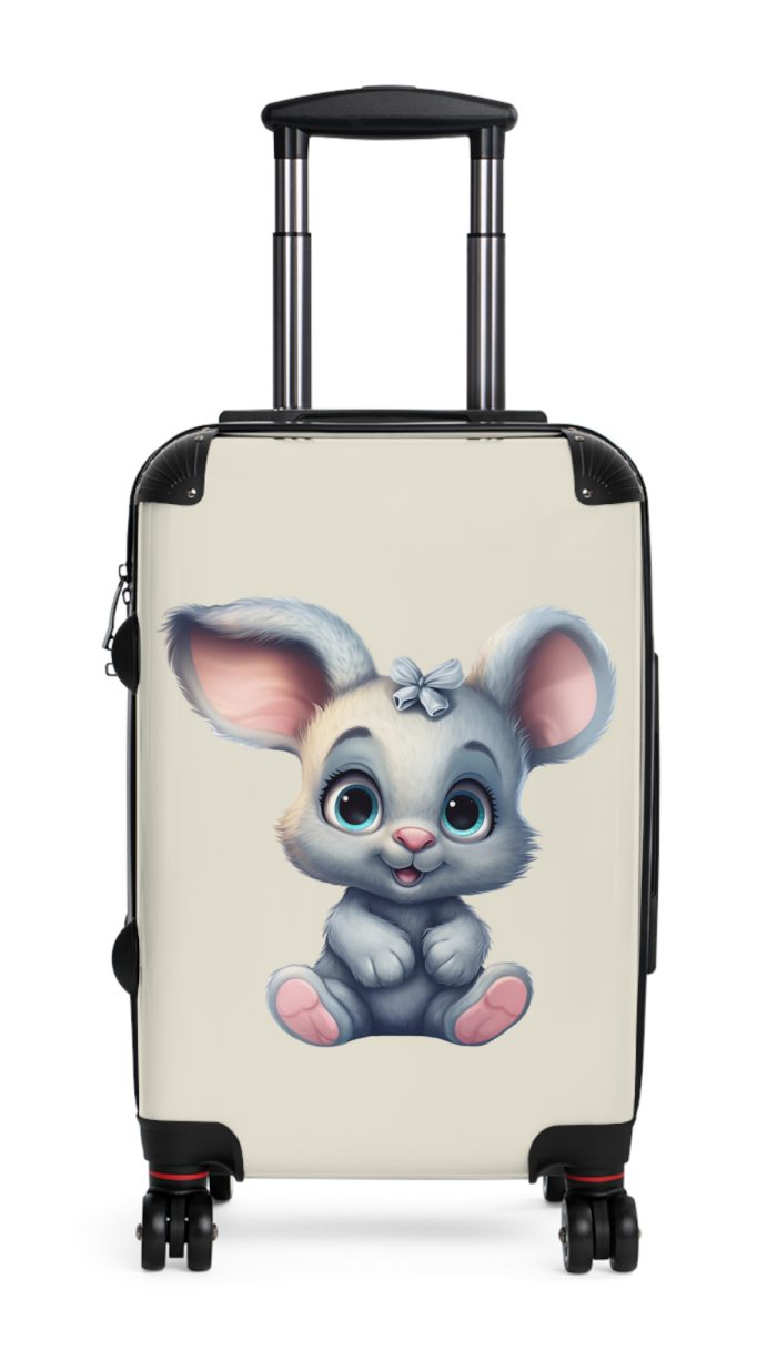 Rabbit Suitcase - An adorable travel gear featuring a bunny-inspired design, perfect for those who appreciate charming and cute styles on their journeys.