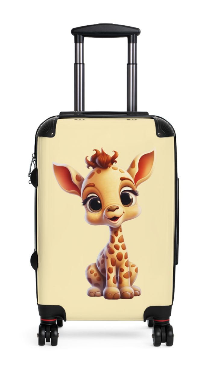 Giraffe Suitcase - An adventurous travel gear featuring a majestic giraffe-inspired design, perfect for those who appreciate unique and wild styles on their journeys.
