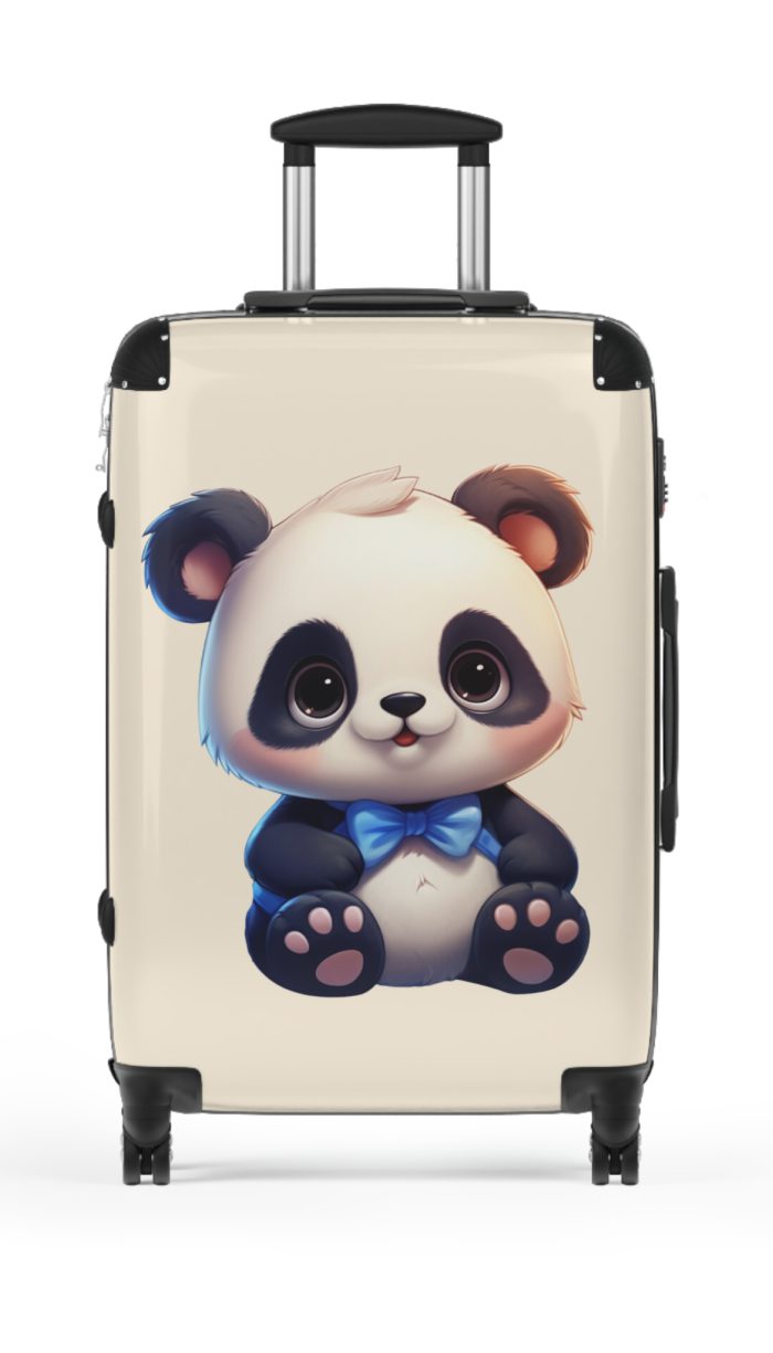 Panda Suitcase - A playful and sturdy kids' luggage featuring an adorable panda design, perfect for young adventurers.