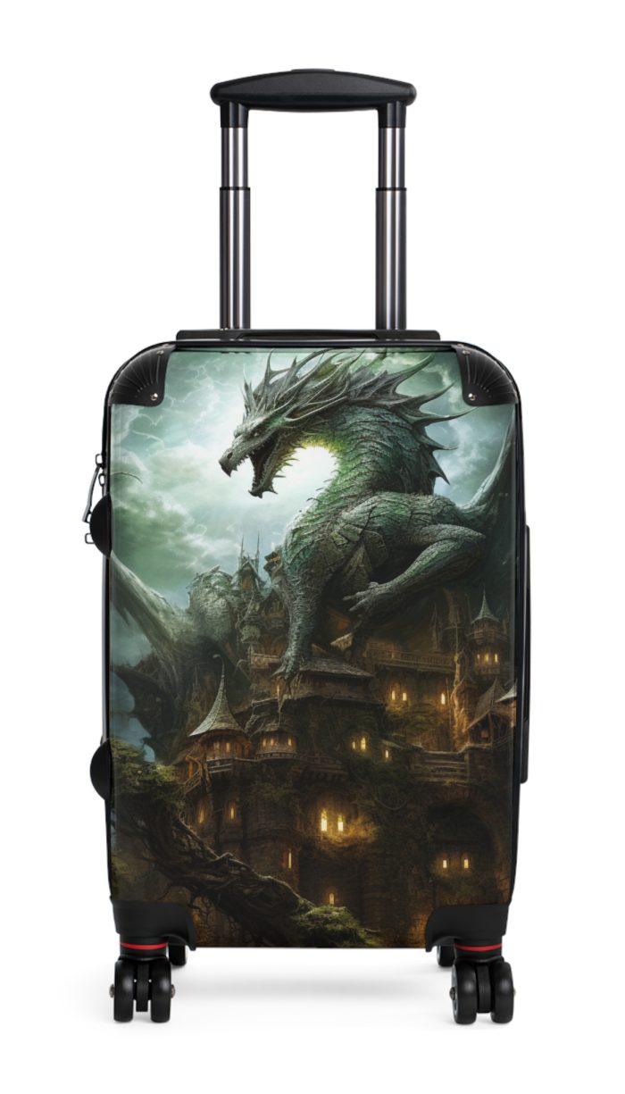 Dragon Suitcase - Kids' luggage featuring a thrilling dragon design, perfect for young adventurers.