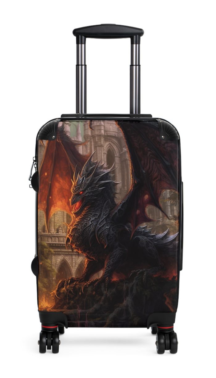 Dragon Suitcase - Kids' luggage featuring a thrilling dragon design, perfect for young adventurers.