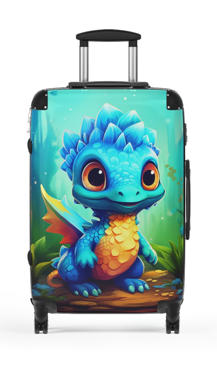 Dinosaur Suitcase - A luggage adorned with a captivating dinosaur-themed design, perfect for young travelers who want to embark on Dinosaur adventures in style.