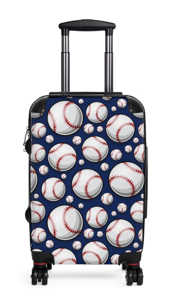 Baseball Suitcase - A stylish suitcase for sports enthusiasts featuring a baseball design, perfect for traveling in style and showcasing your passion for the game.