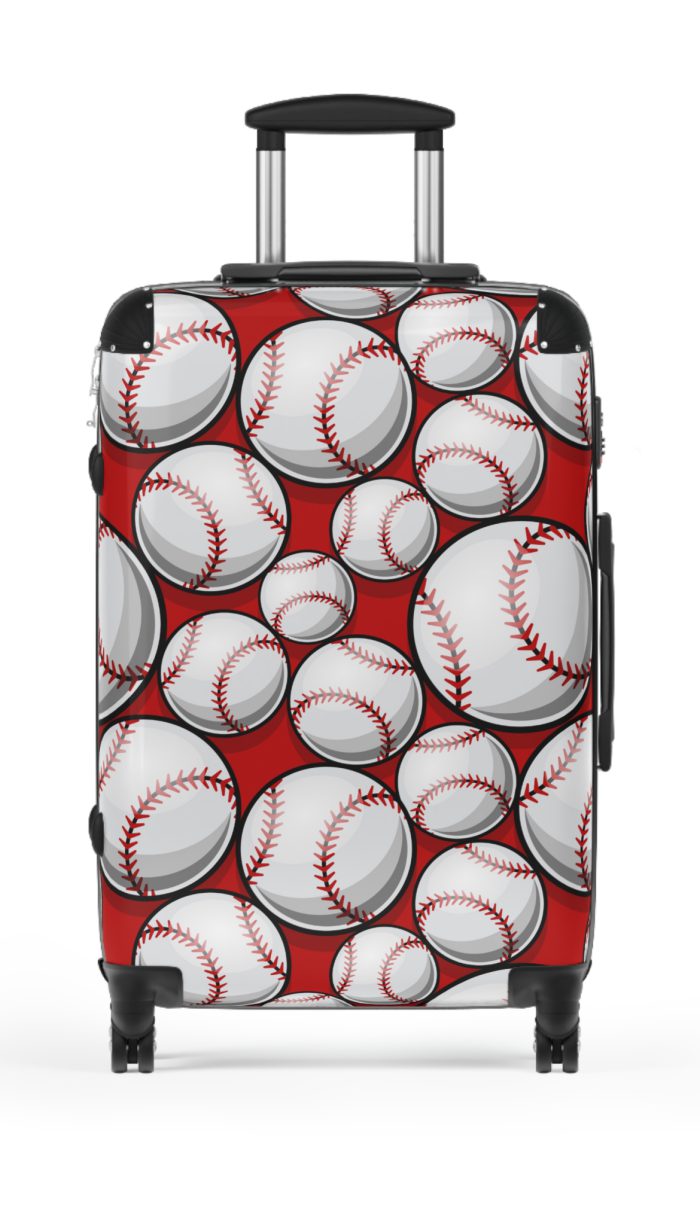Baseball Suitcase - A stylish suitcase for sports enthusiasts featuring a baseball design, perfect for traveling in style and showcasing your passion for the game.
