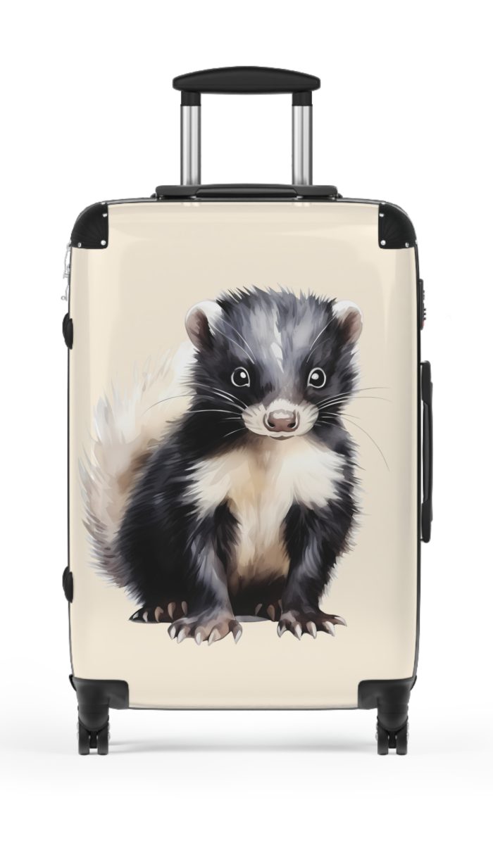 Baby Skunk Suitcase - An adorable kids' luggage featuring a cute baby skunk design, perfect for making travel fun and memorable for your child.