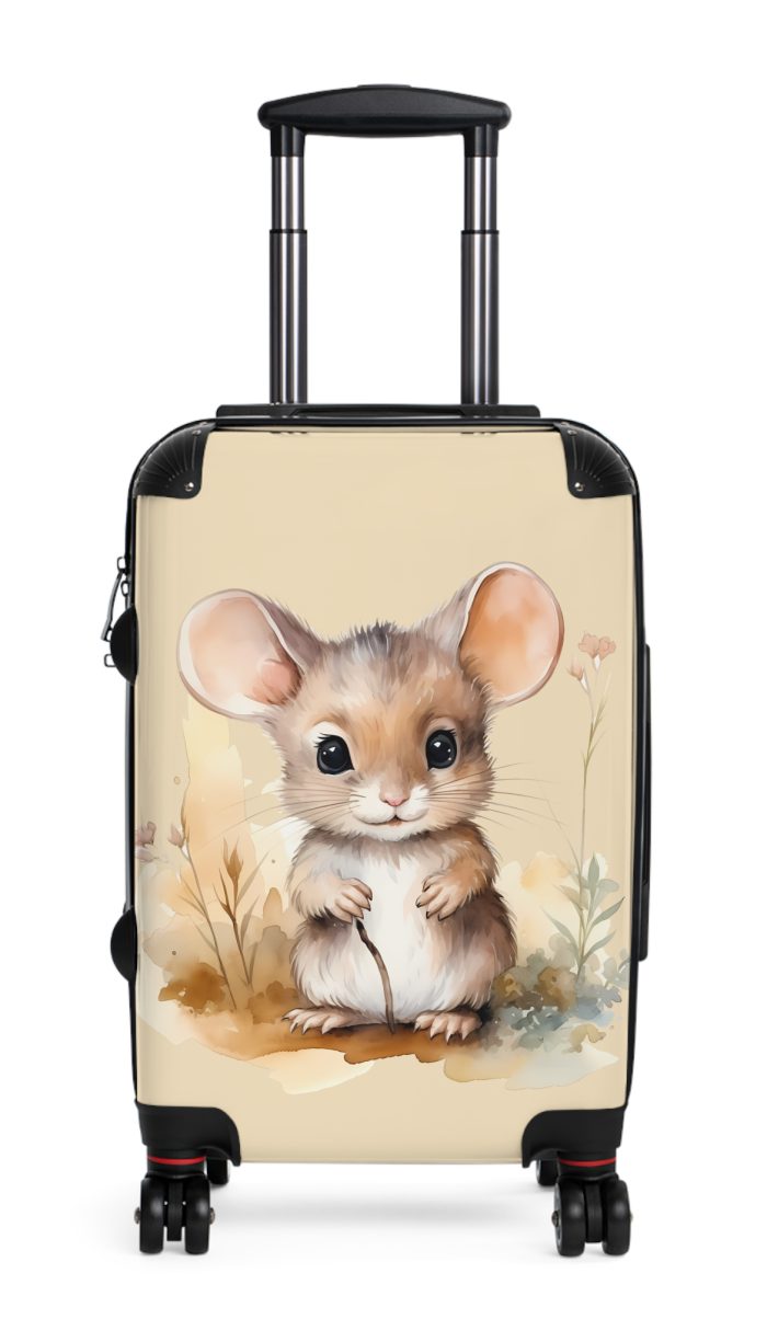 Baby Mouse Suitcase - A fun and functional kids' luggage featuring an adorable baby mouse design, perfect for making travel cute and enjoyable for your child.