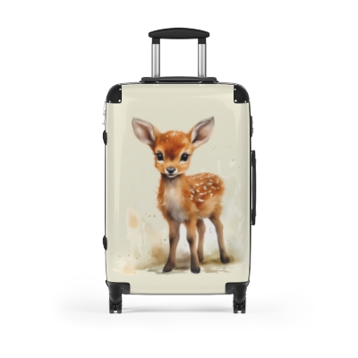 Baby Deer Suitcase - A fun and functional kids' luggage featuring an adorable baby deer design, perfect for making travel cute and enjoyable for your child.