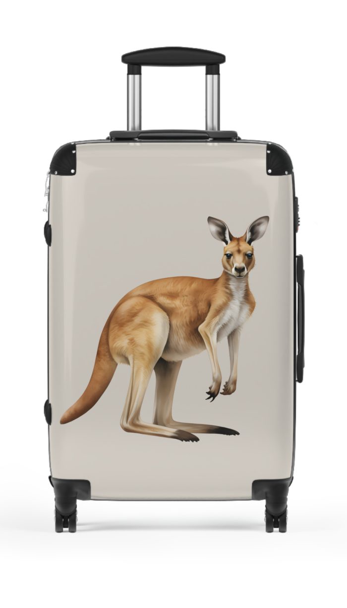 Kangaroo Suitcase - Fun and functional kids' luggage with a cute kangaroo design for young travelers.