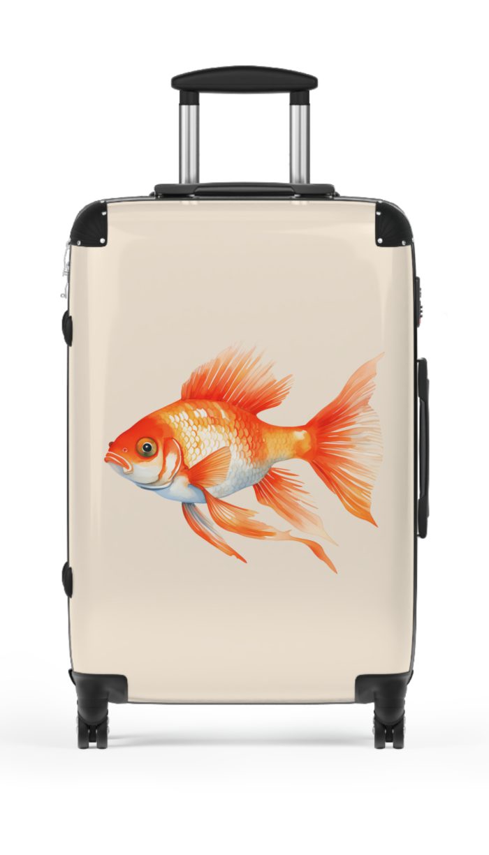 Fish Suitcase - Kids' travel luggage featuring a cheerful fish design, perfect for young explorers.