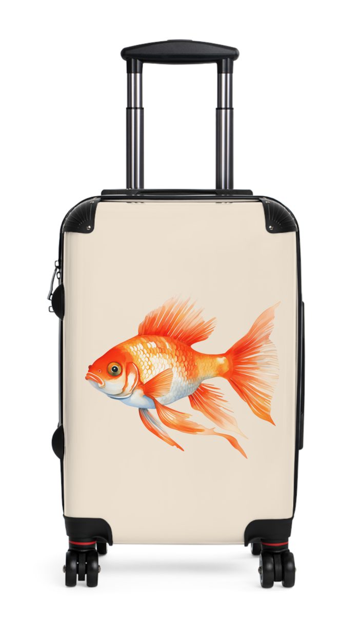 Fish Suitcase - Kids' travel luggage featuring a cheerful fish design, perfect for young explorers.