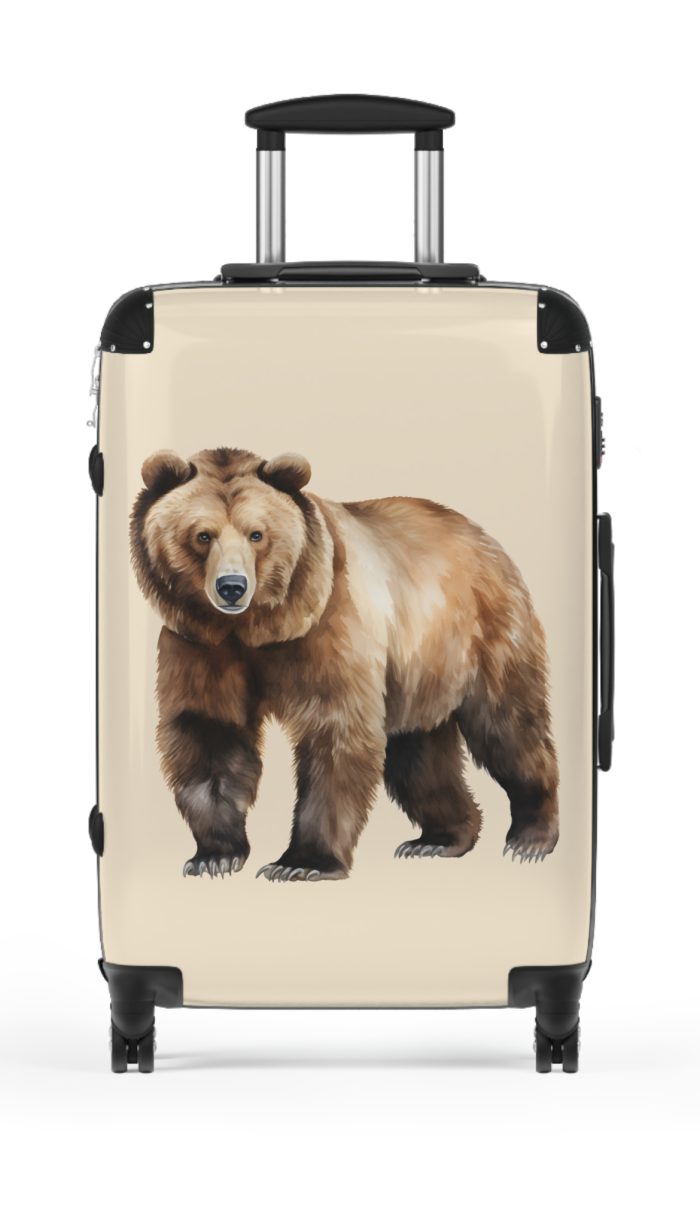Bear Suitcase - Cute, bear-themed luggage designed for travel enthusiasts seeking a perfect blend of style and utility.