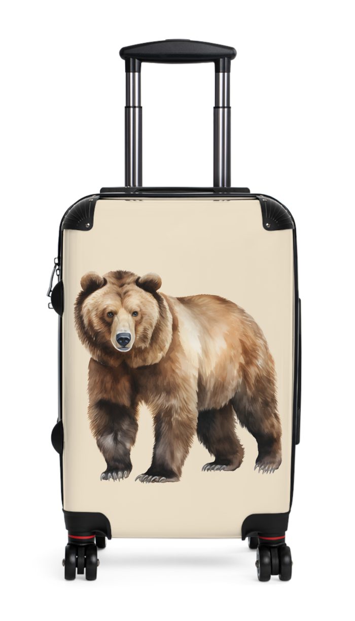 Bear Suitcase - Cute, bear-themed luggage designed for travel enthusiasts seeking a perfect blend of style and utility.