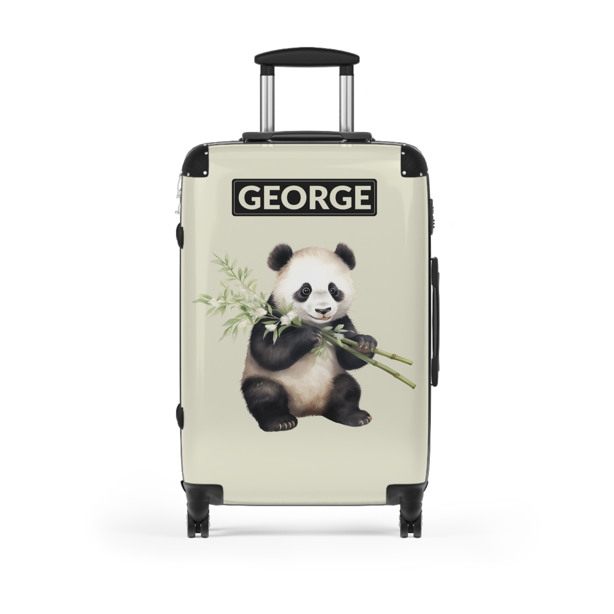 Custom Panda Suitcase | Personalized Travel Companion