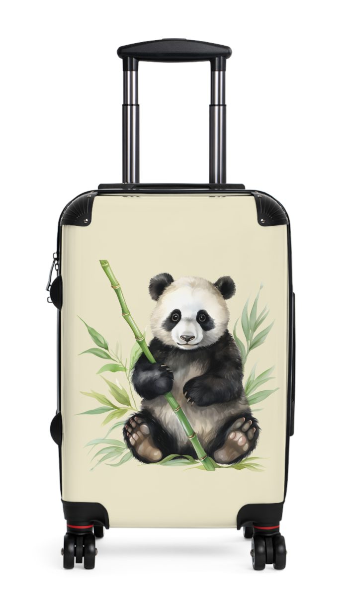 Panda Suitcase - Adorable kids' luggage featuring a playful panda design, perfect for young travelers.