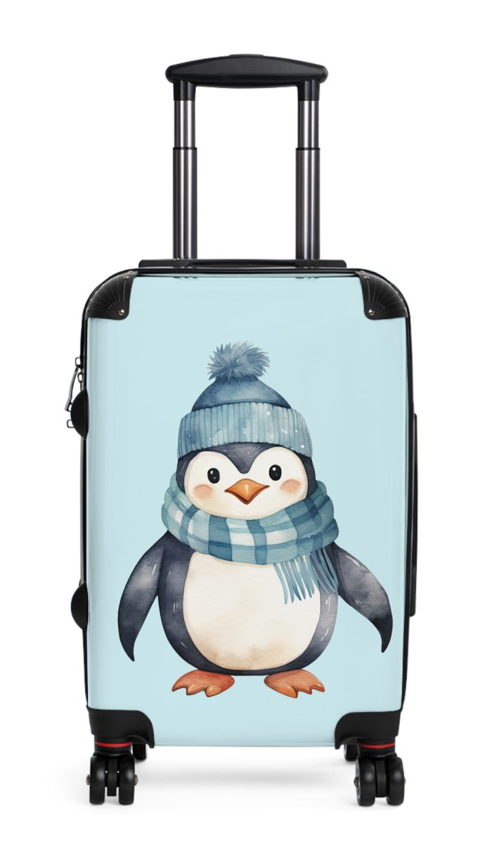 Penguin Suitcase - Kids' luggage featuring a cute penguin design, perfect for young travelers seeking exciting adventures.