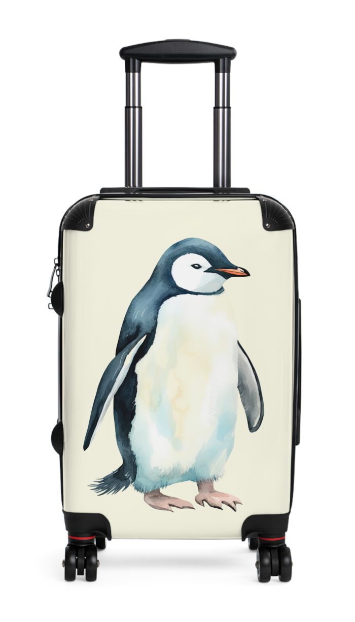 Penguin Suitcase - Kids' luggage featuring a cute penguin design, perfect for young travelers seeking exciting adventures.