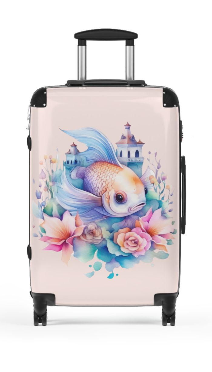 Fish Suitcase - Kids' luggage featuring a colorful fish design, perfect for young adventurers.
