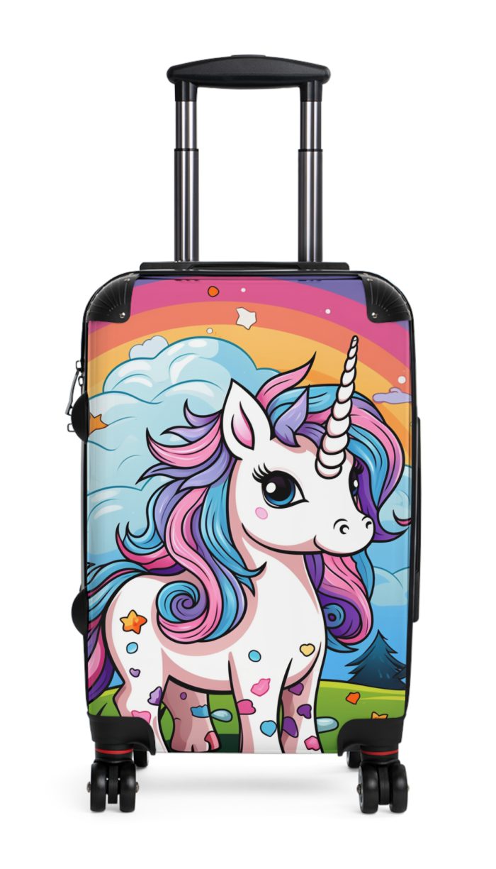 Cute Unicorn Suitcase - A magical and functional travel companion for whimsical adventures.