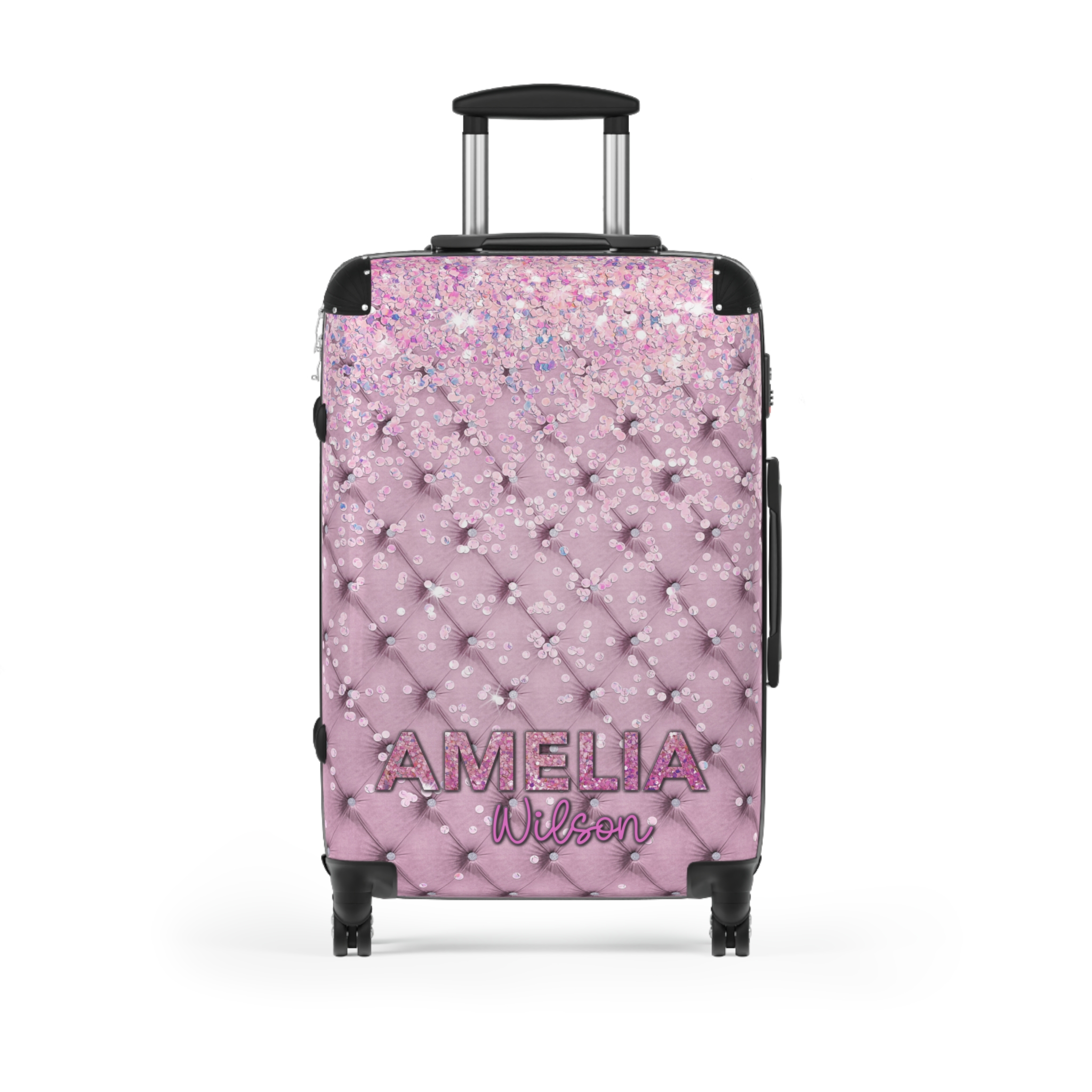 Create Magic Custom Glitter Suitcase for Unique Travels