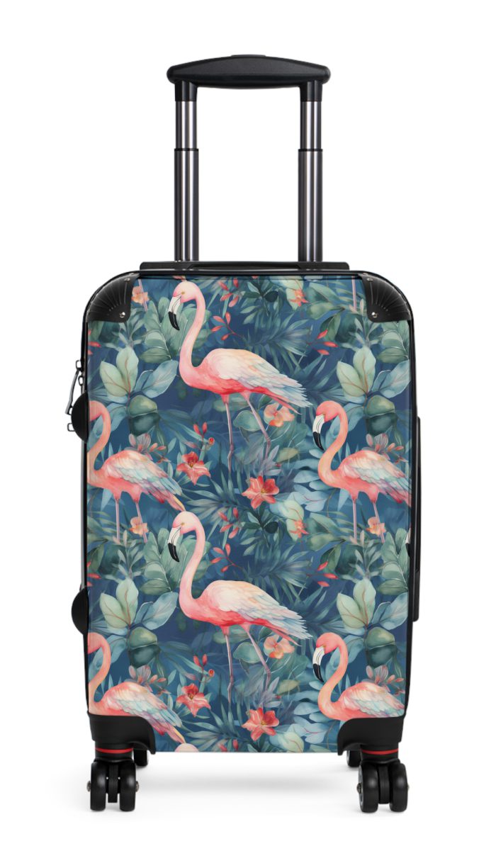 Flamingo Suitcase - A vibrant and stylish travel companion designed for the modern wanderer.