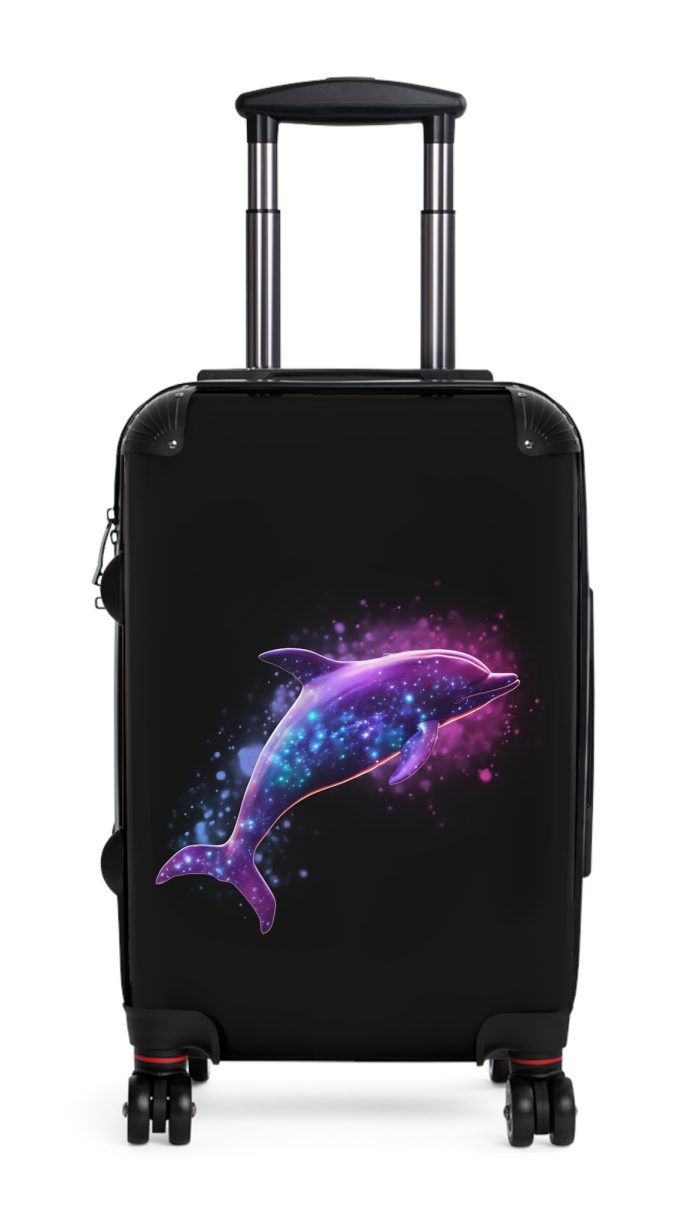 Dolphins Suitcase - A sleek and durable travel companion, blending style and functionality for a delightful journey.