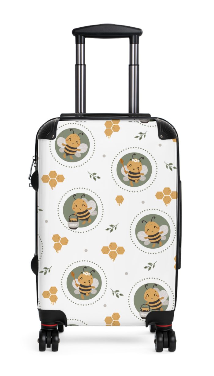 Bee Suitcase - A charming suitcase adorned with bee designs, perfect for travelers who love all things bee-themed.