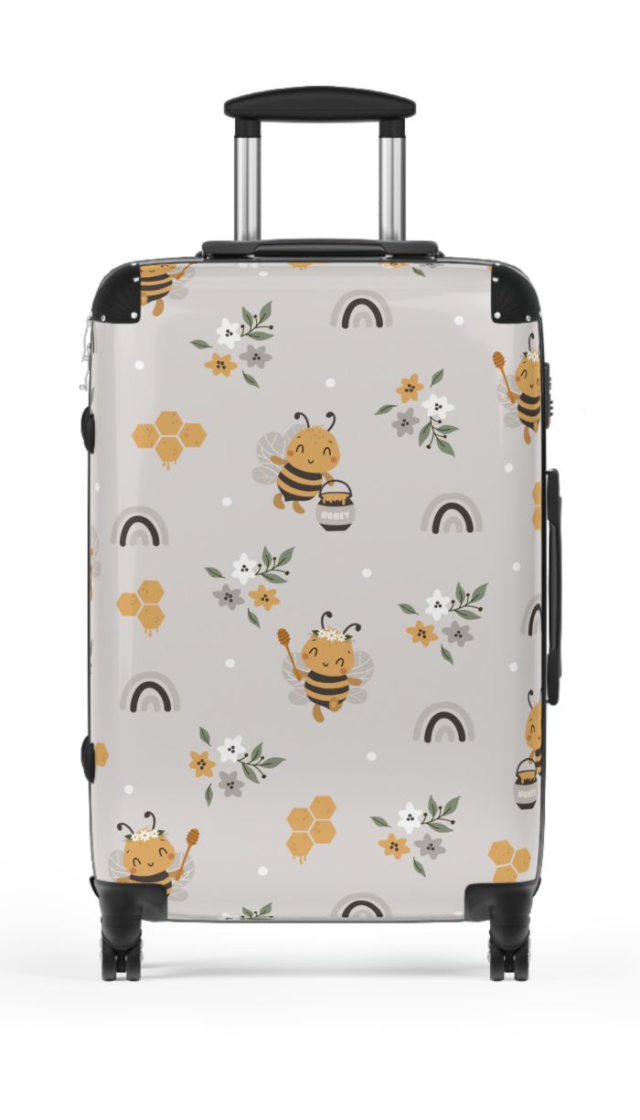 Bee Suitcase - A charming suitcase adorned with bee designs, perfect for travelers who love all things bee-themed.