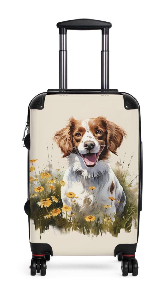 Elegant Brittany suitcase, a durable and charming travel companion. Crafted with Brittany designs, it's the perfect luggage for Brittany enthusiasts on the go.