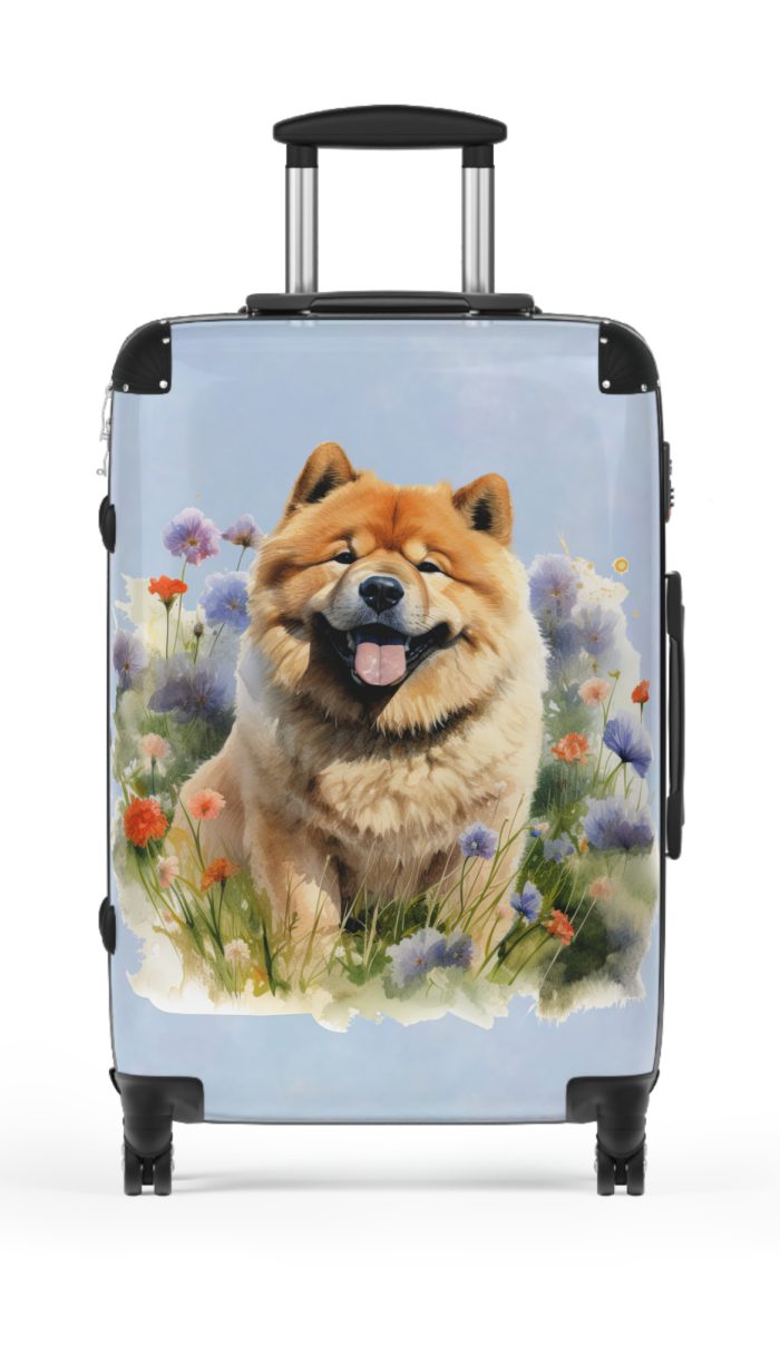 Elegant Chow Chow suitcase, a durable and sophisticated travel companion. Crafted with Chow Chow designs, it's perfect for enthusiasts on the go.