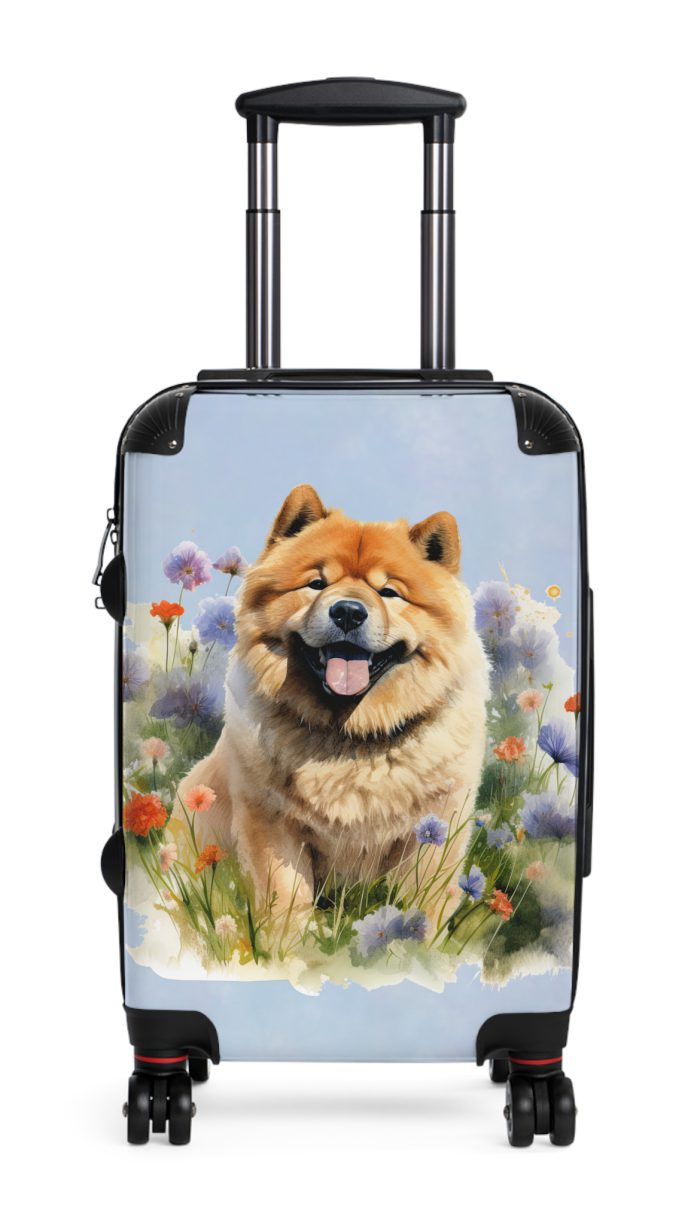 Elegant Chow Chow suitcase, a durable and sophisticated travel companion. Crafted with Chow Chow designs, it's perfect for enthusiasts on the go.
