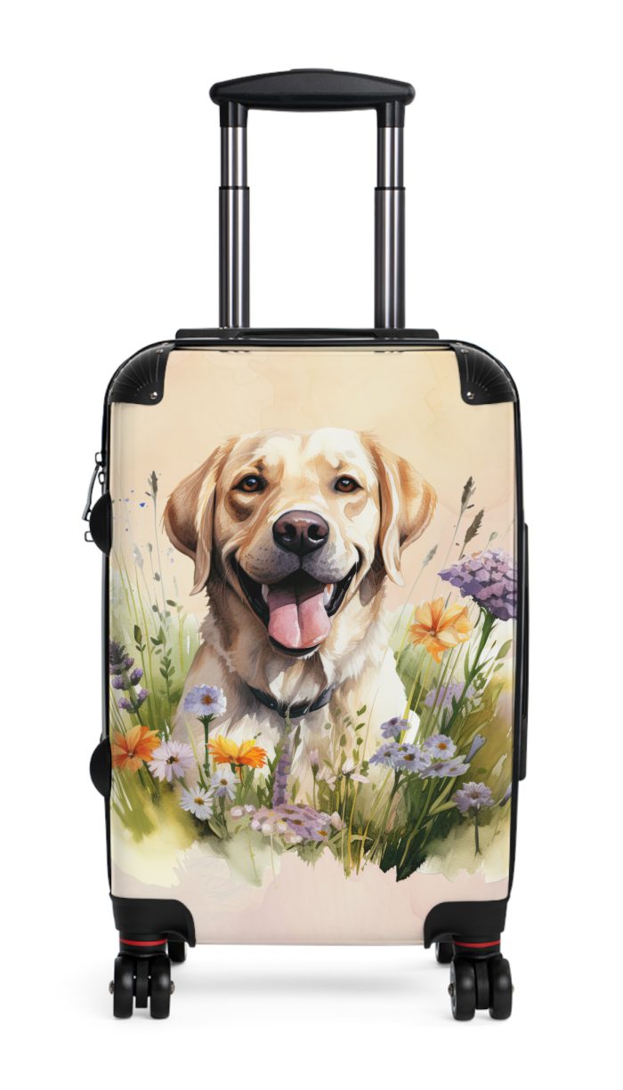 Devoted Labrador suitcase, a durable and loyal travel companion. Crafted with Labrador designs, it's perfect for enthusiasts on the go.