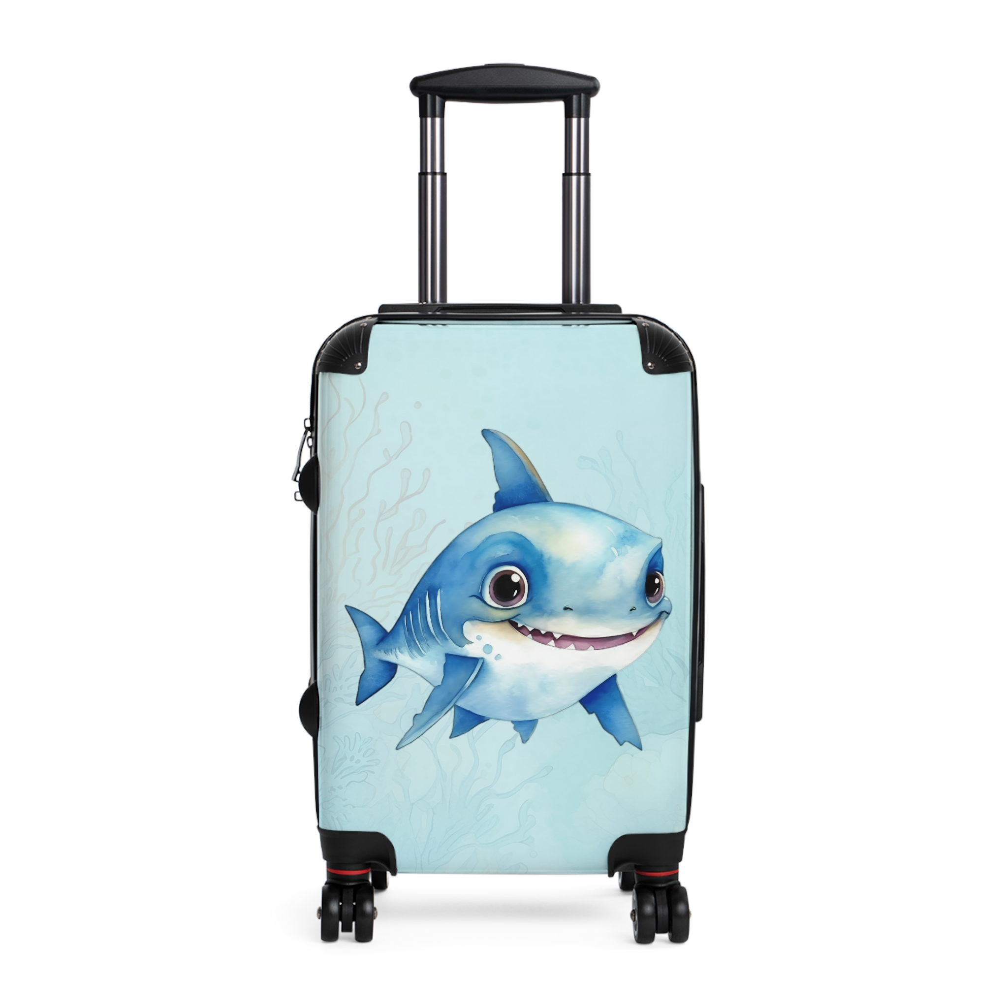 Swim with Style Shark Suitcase V Luggage.