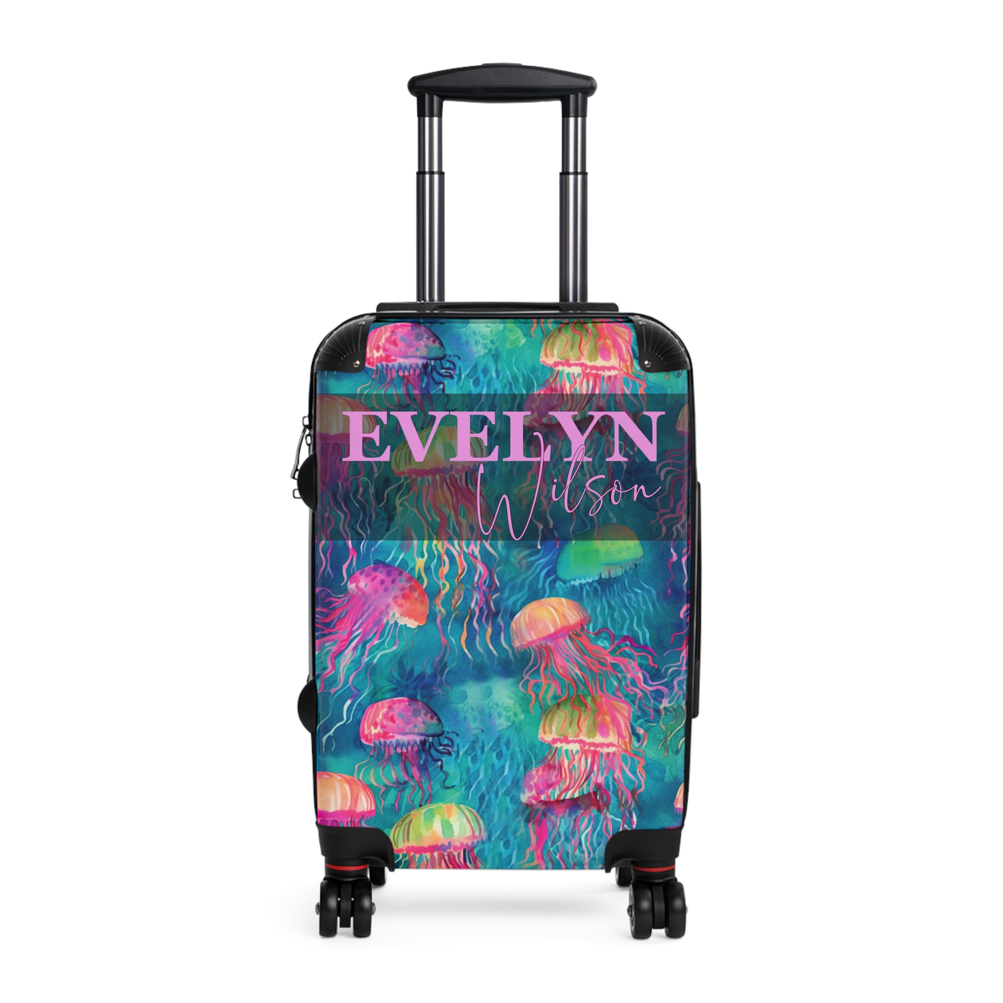 Octopus Custom Suitcase Personalized Oceanic Elegance
