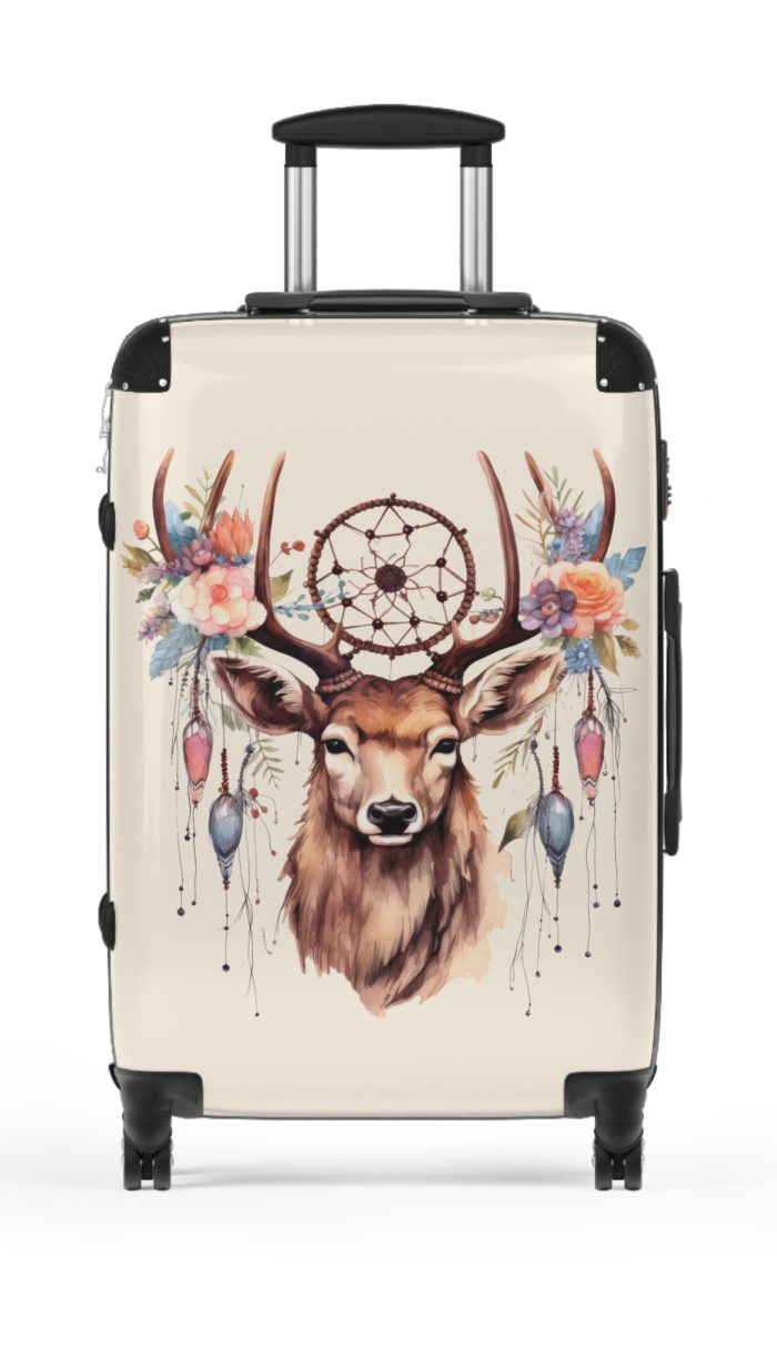 Elk Suitcase - A majestic travel companion, blending wilderness charm with functional design.