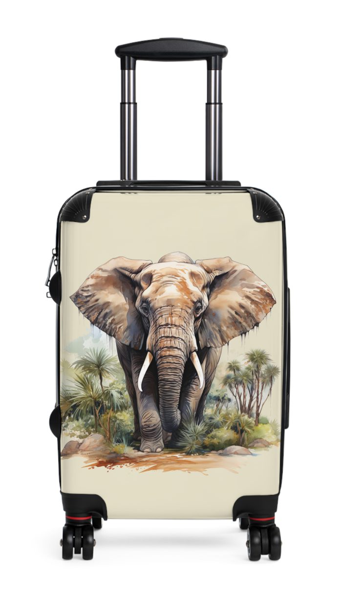 Elephant Suitcase - Kids' travel luggage featuring an adorable elephant design, perfect for young adventurers.