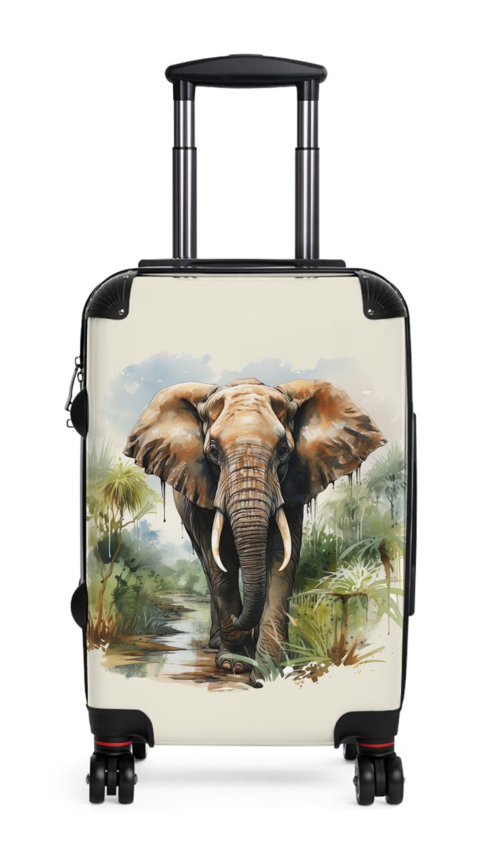 Elephant Suitcase - Kids' travel luggage featuring an adorable elephant design, perfect for young adventurers.