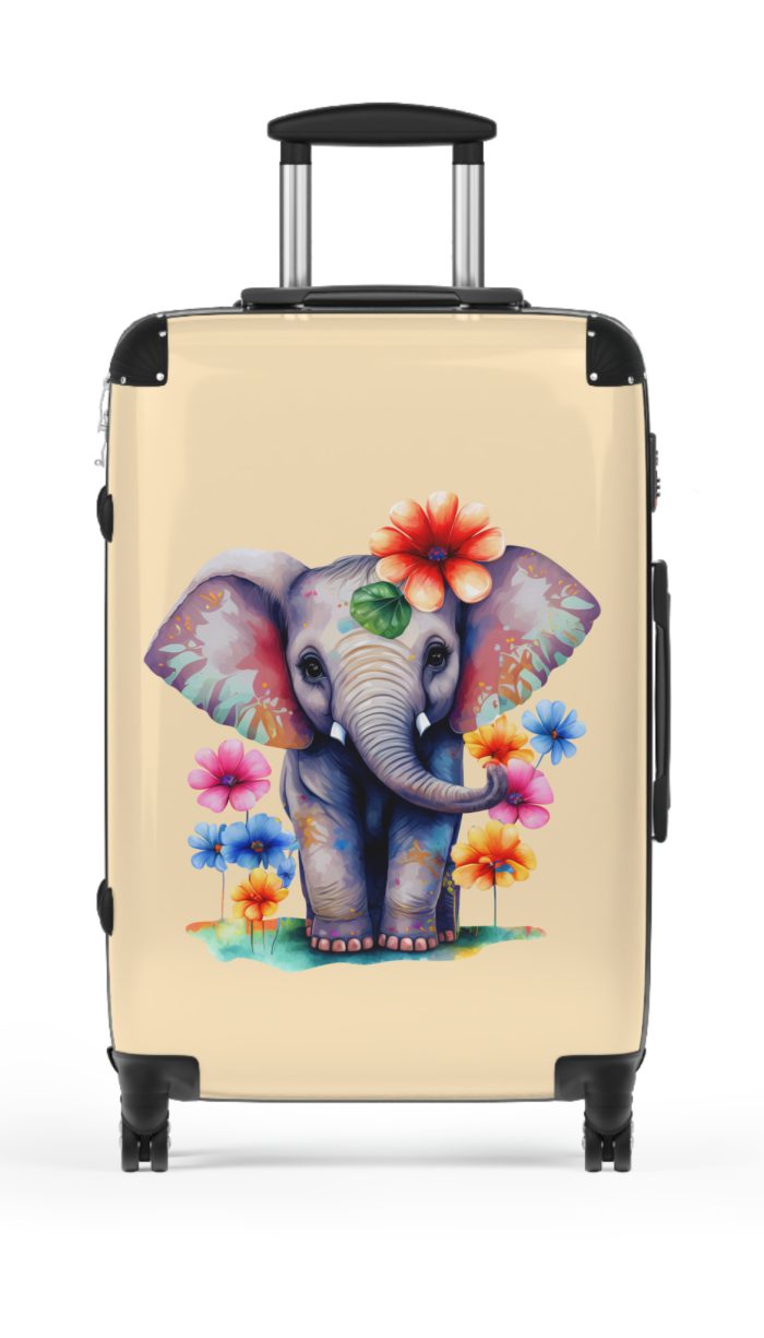 Baby Elephant Suitcase - Adorable and functional travel gear for little explorers. The perfect companion for whimsical journeys.
