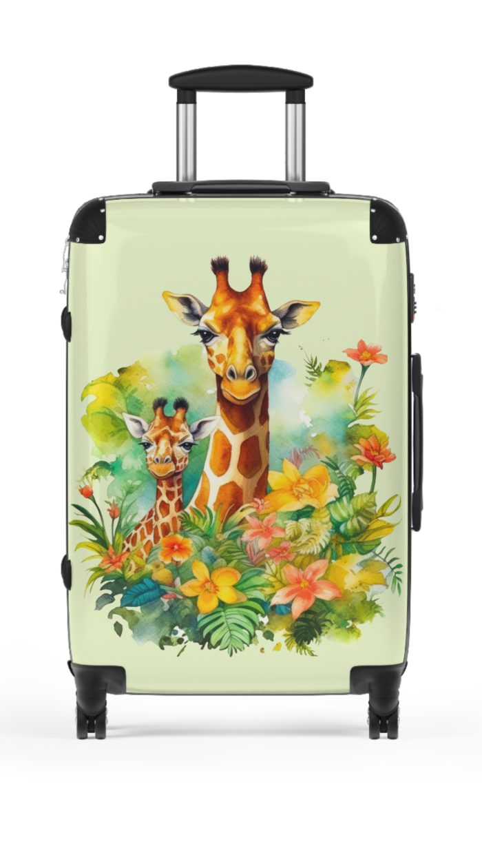 Giraffe Suitcase - Kids' travel luggage featuring an adorable giraffe design, ideal for young travelers.