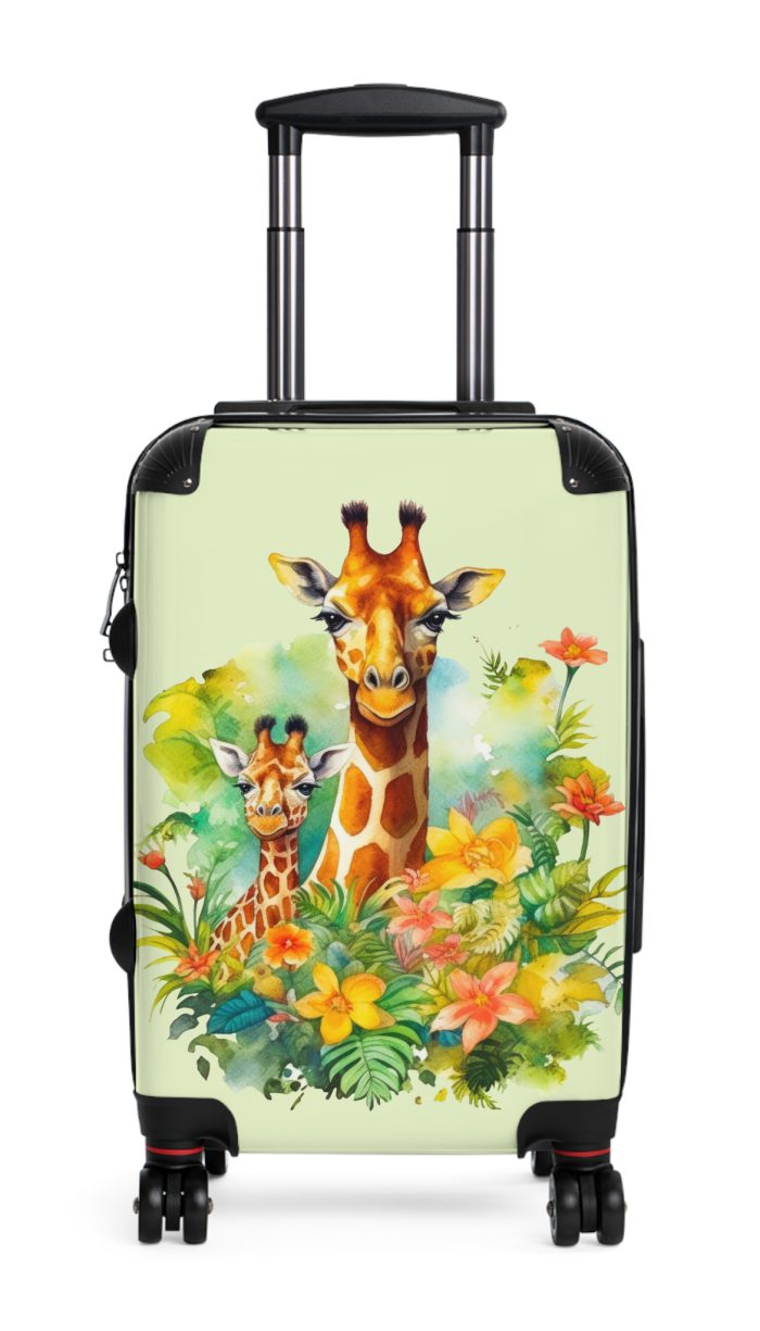 Giraffe Suitcase - Kids' travel luggage featuring an adorable giraffe design, ideal for young travelers.