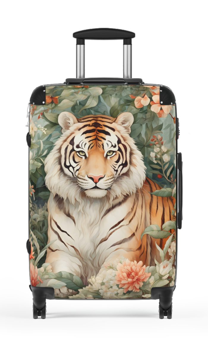 Majestic Tiger Suitcase - A fierce and stylish travel companion for the bold explorer.