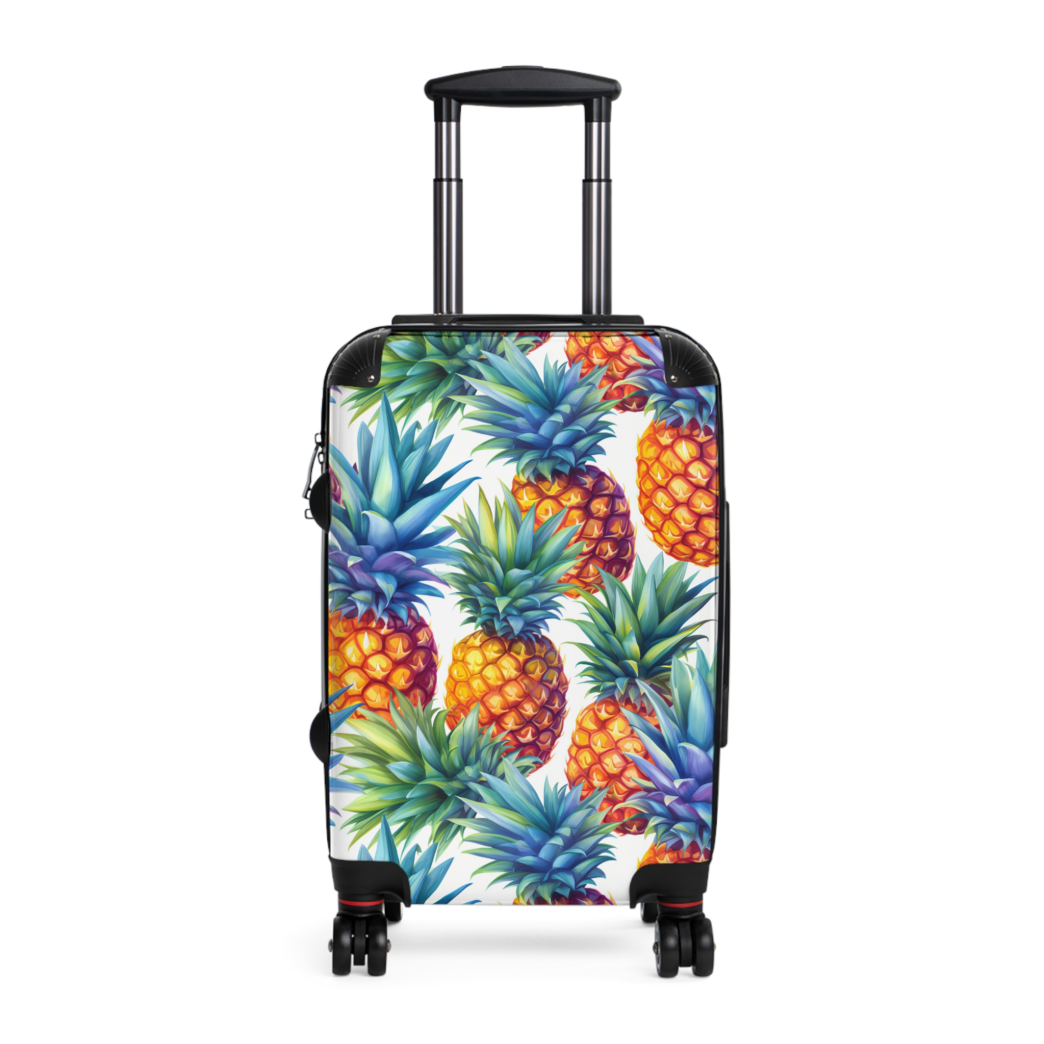 Pineapple Suitcase Stylish Tropical Travel V Luggage.