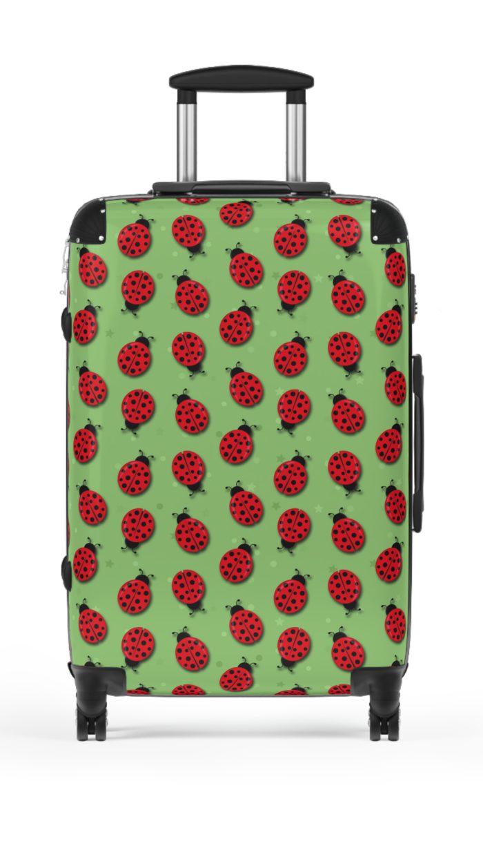 Cute Ladybug Suitcase - Adorable travel companion featuring a charming ladybug design, bringing joy to your journeys.