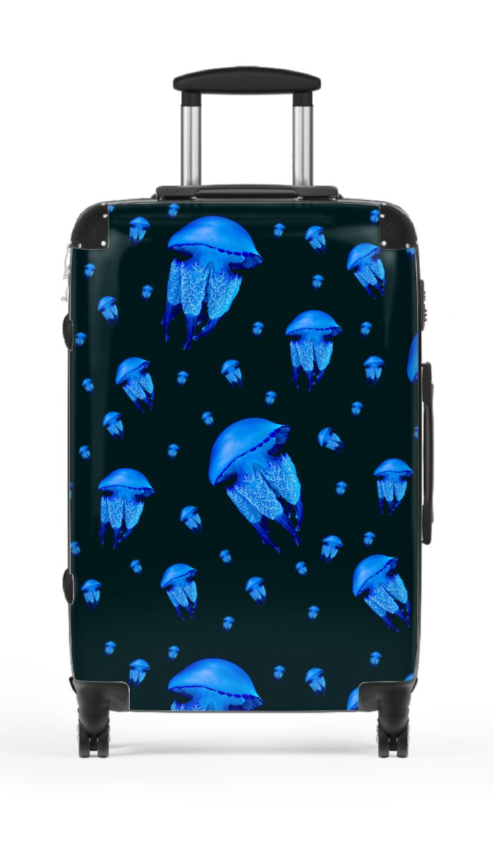 Jellyfish Suitcase - Experience the allure of the ocean wherever you go with this stunning and practical travel companion.