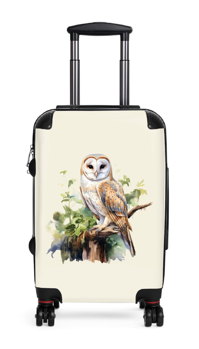 Owl Suitcase - A cute animal luggage with an adorable owl design, ideal for animal lovers who want to travel with whimsy.