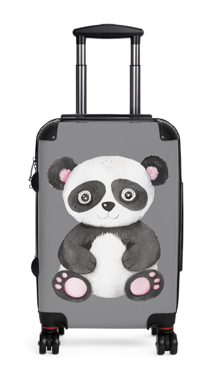 Cute Baby Panda Suitcase - Travel in adorable style with this delightful companion, featuring charming baby panda motifs for cute adventures.