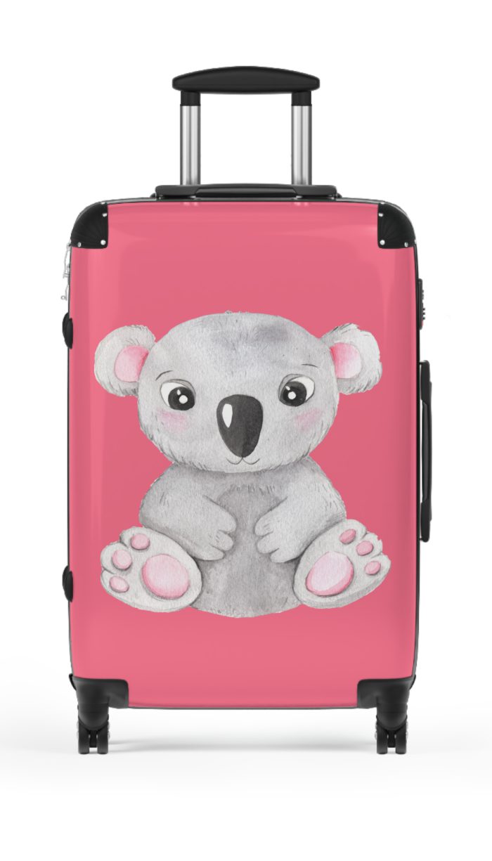 Cute Baby Koala Suitcase - Elevate your journeys with this charming companion, featuring delightful baby koala motifs for adorable adventures.